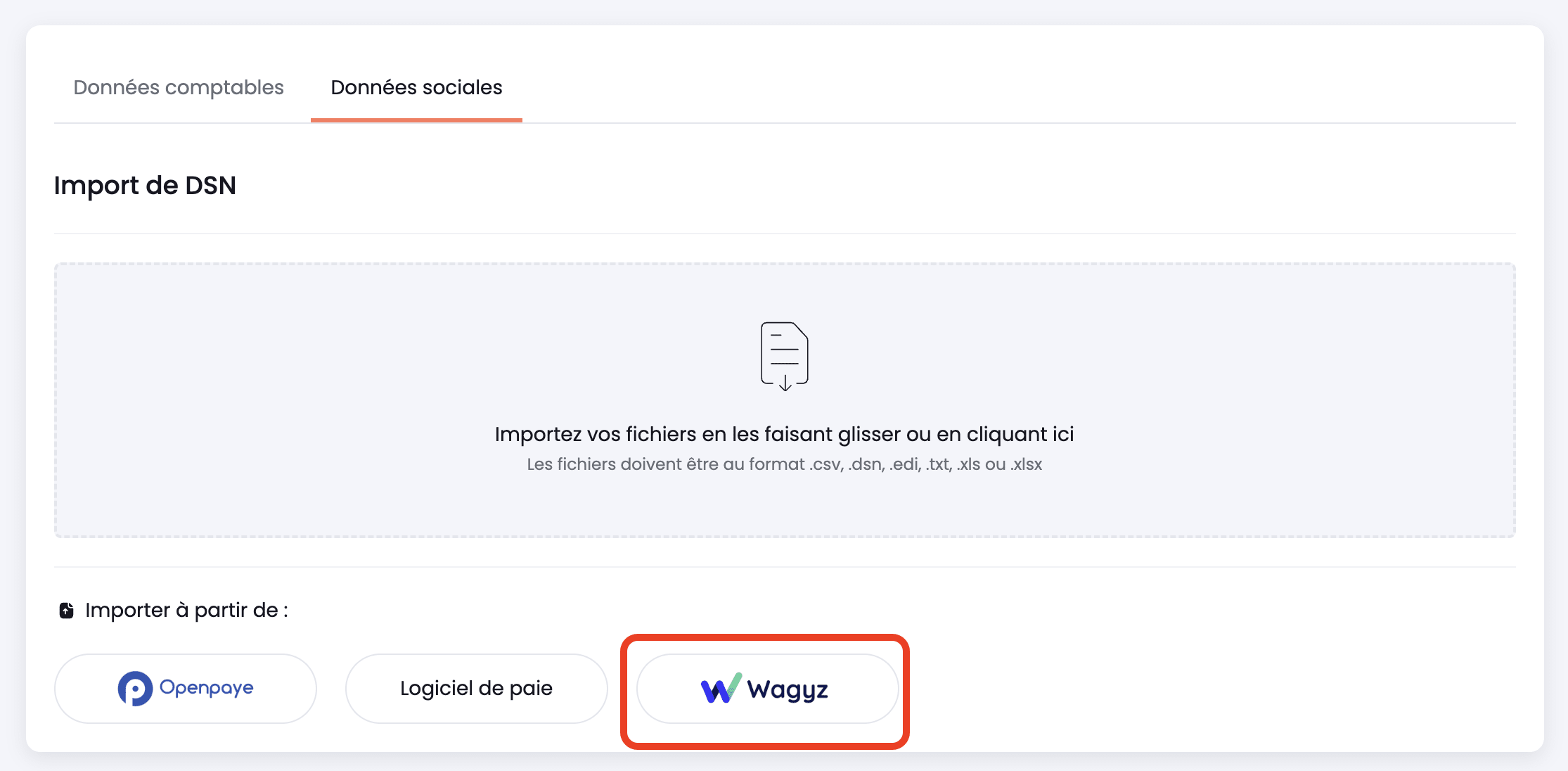 Bouton d'API wagyz