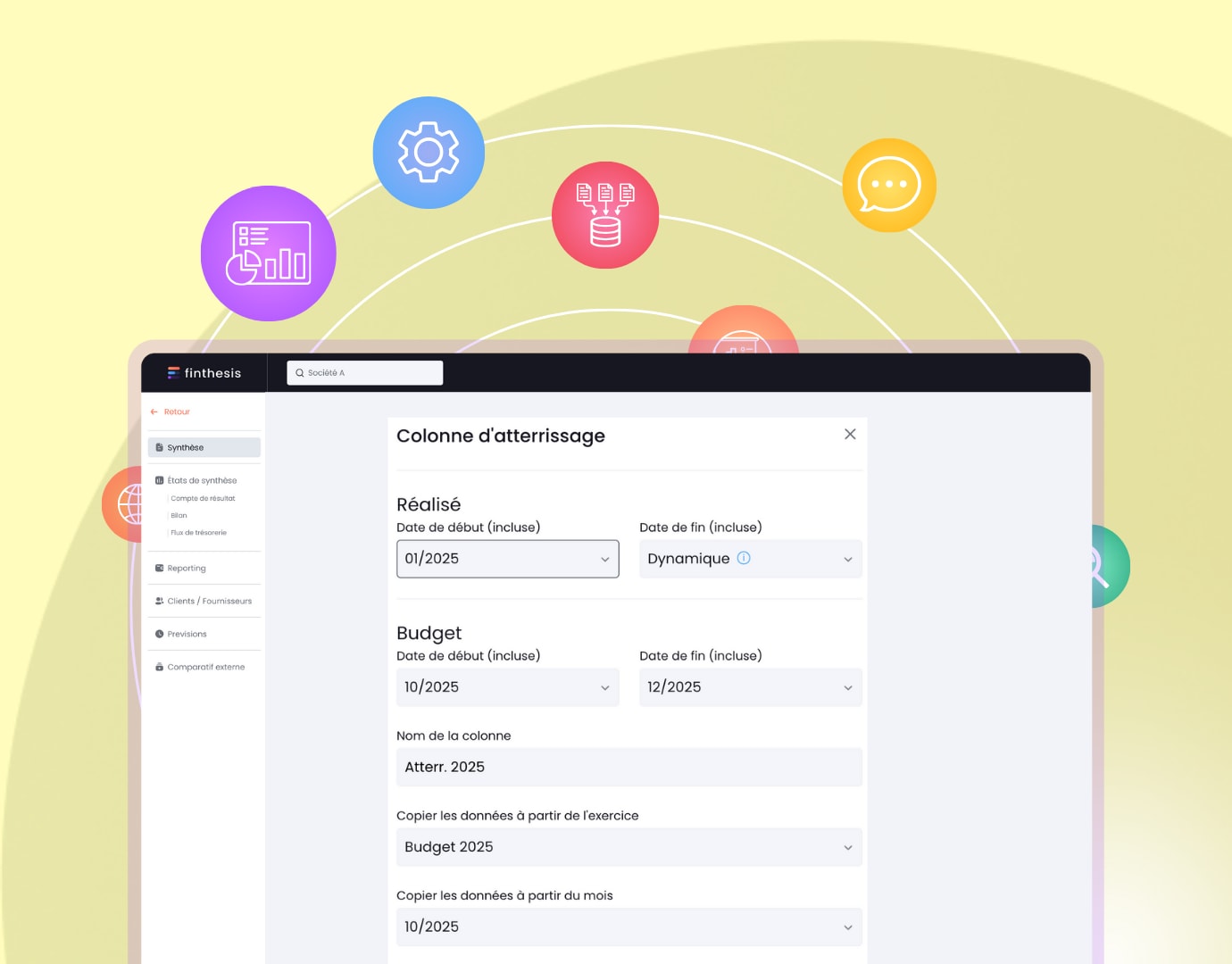 Réaliser un atterrissage (en mixant réalisé et budget)