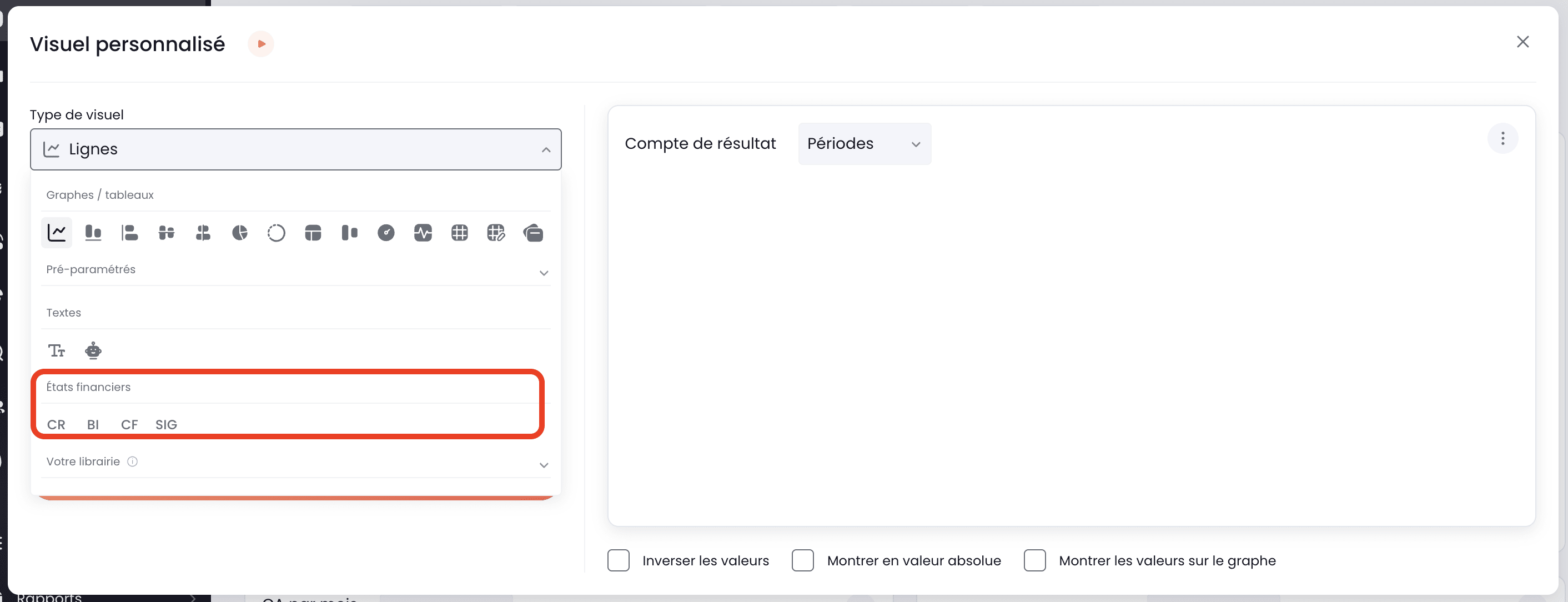 Les états financiers