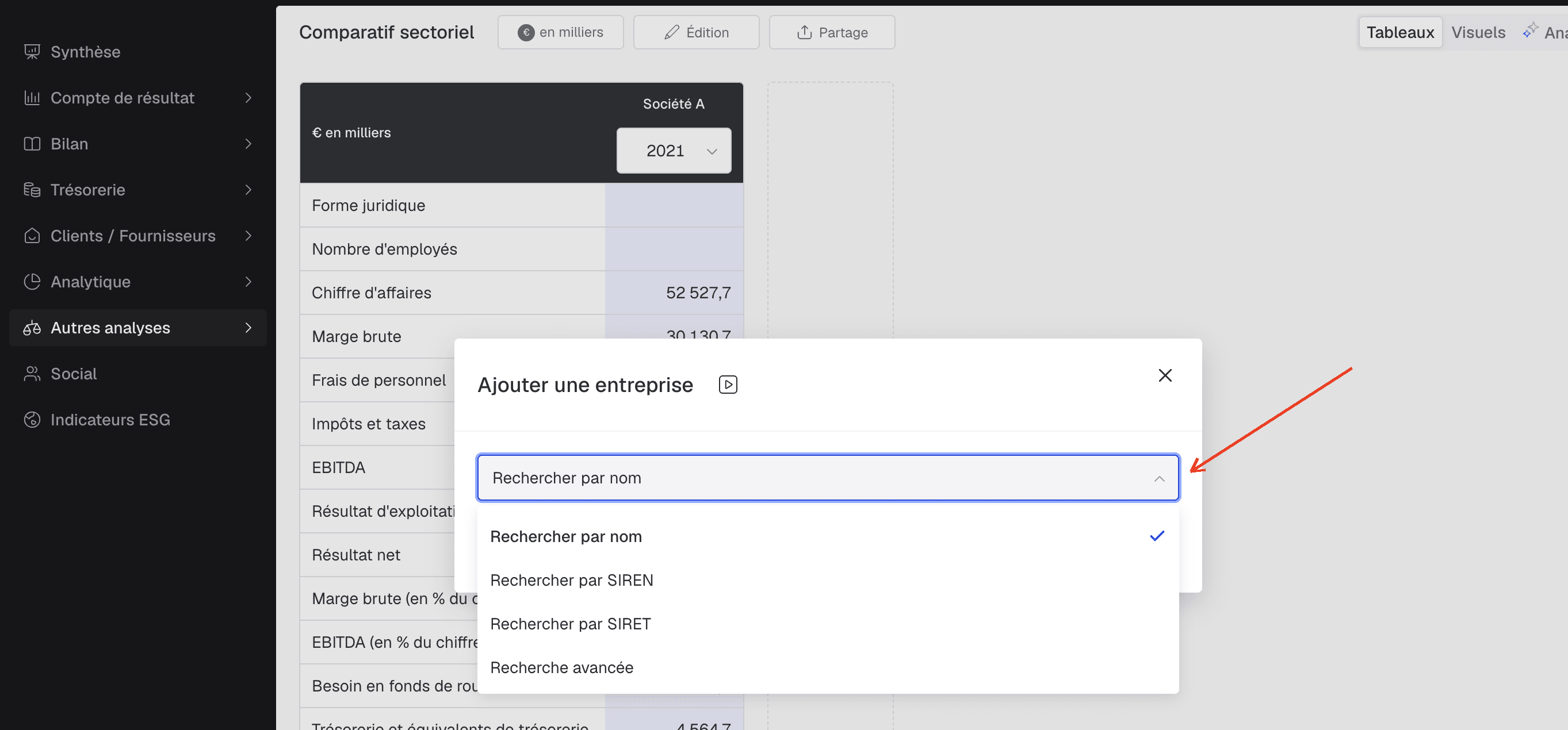 recherche entreprise