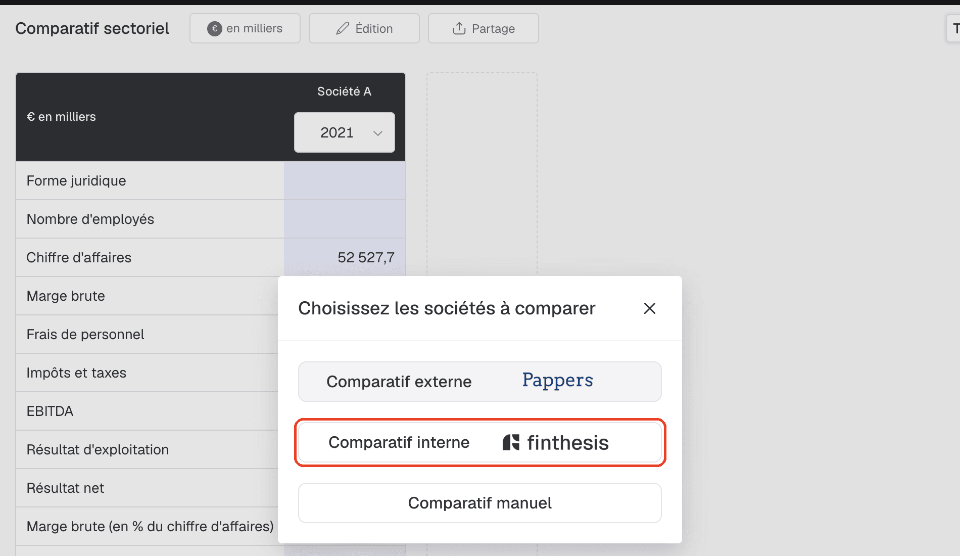 Choix Finthesis