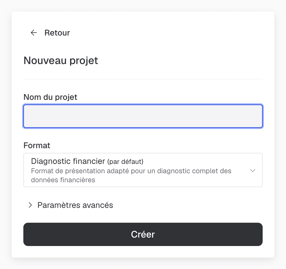 nom projet