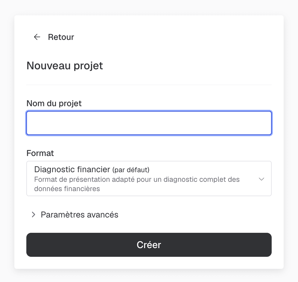 nom projet