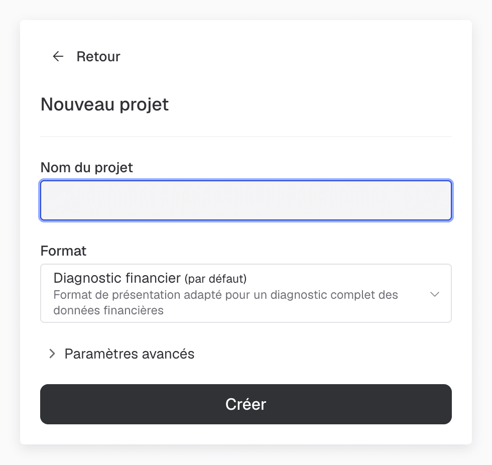 nom projet