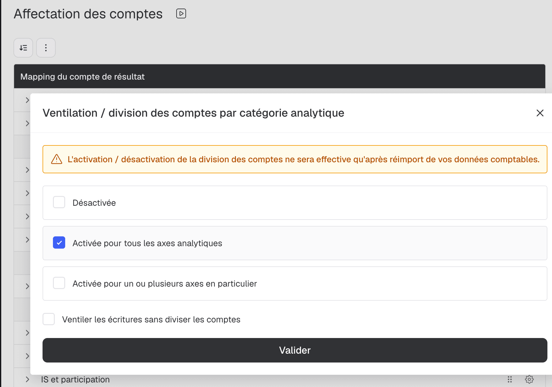 choix des axes analytiques