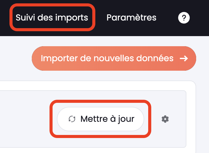 Maj manuelle du projet