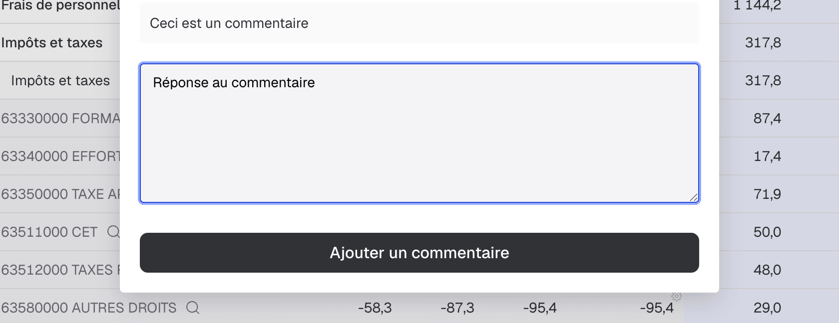 réponse