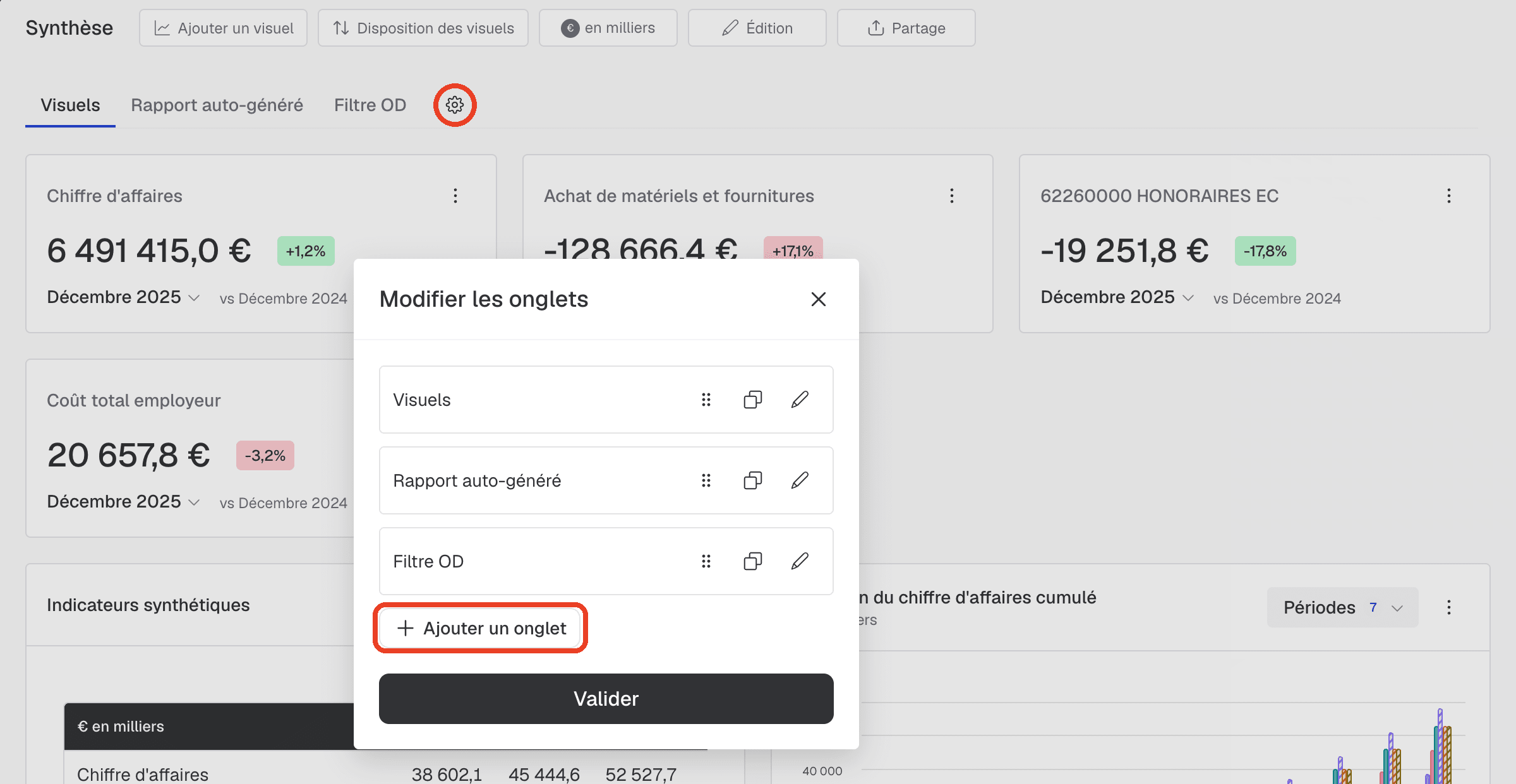 ajouter un nouvel onglet