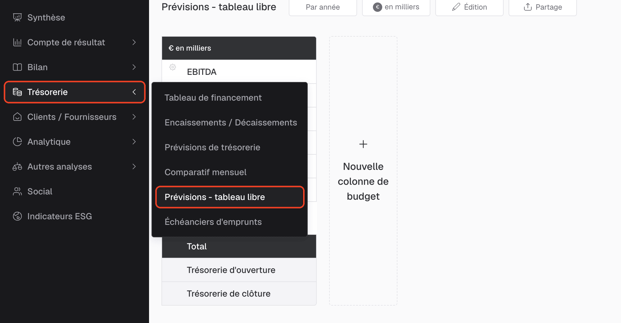 tableau libre