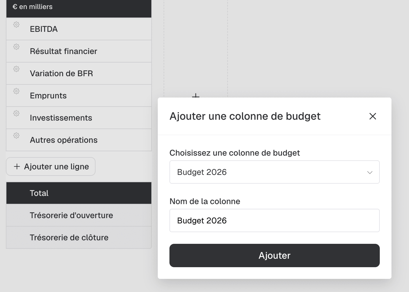 nouvelle colonne