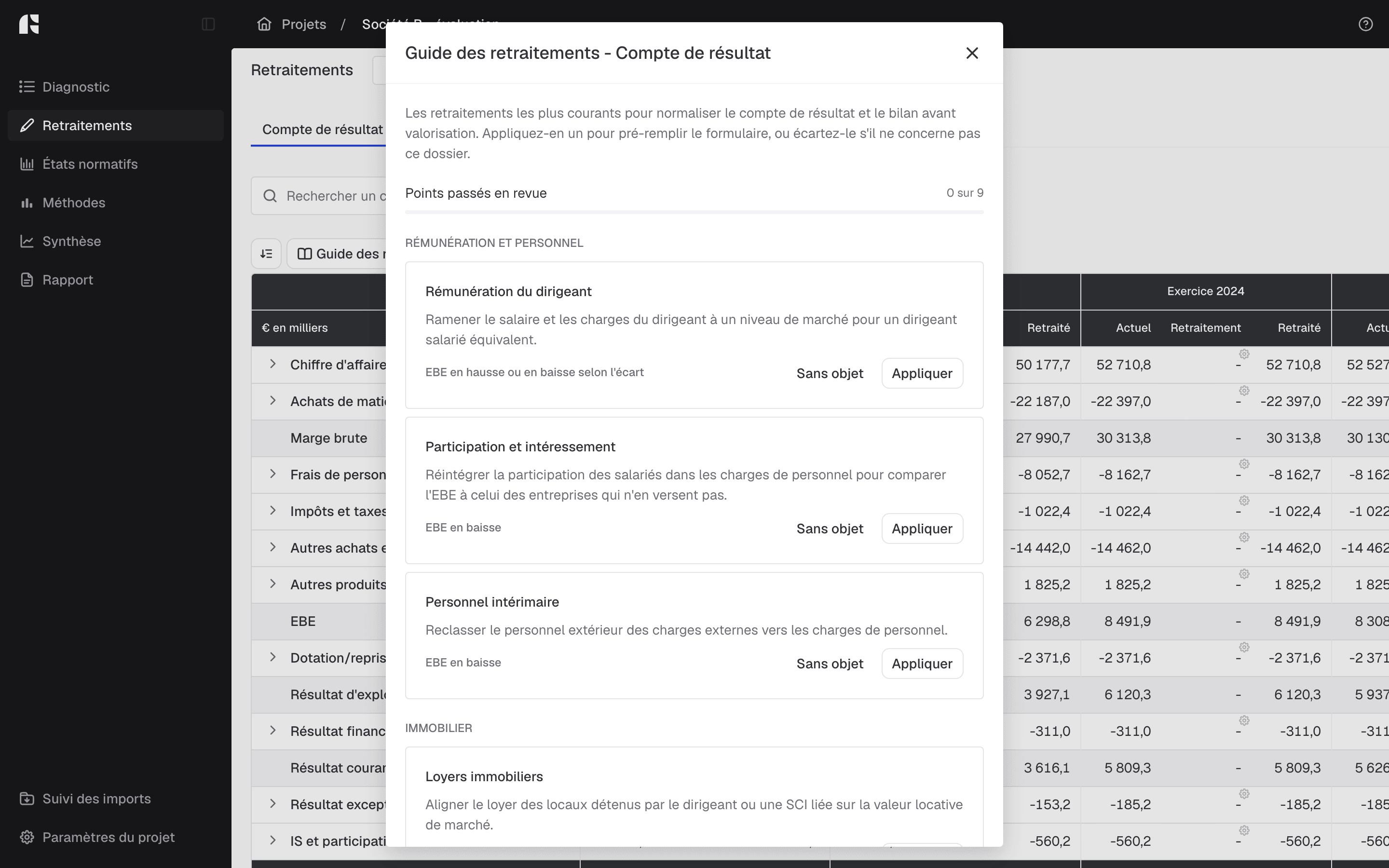 Guide des retraitements