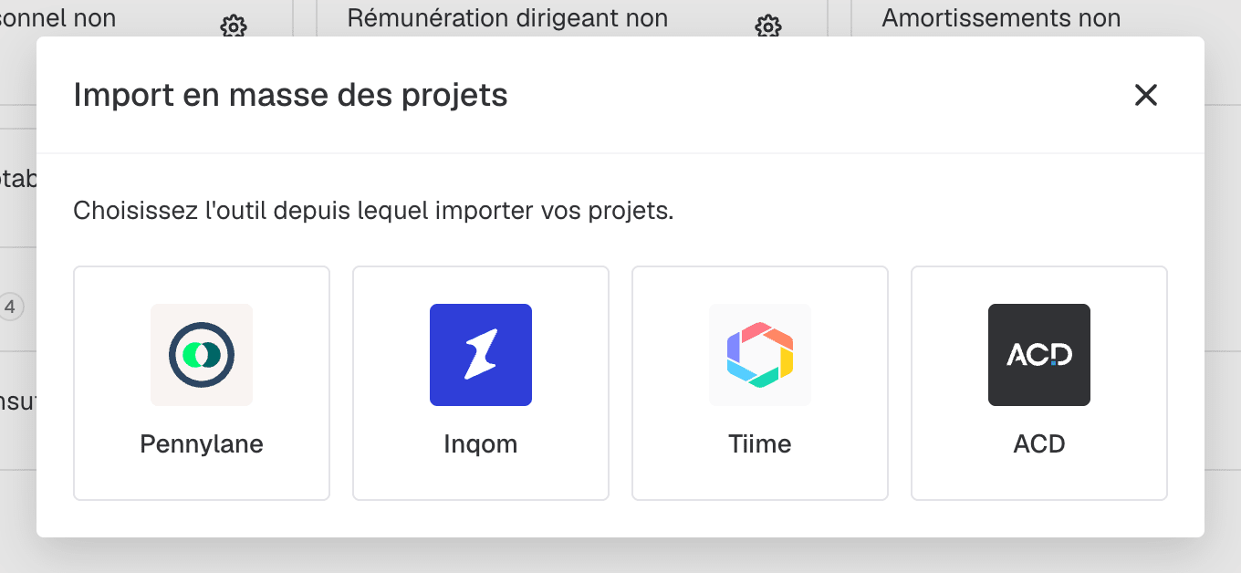 imports en masse - choix de l'outil