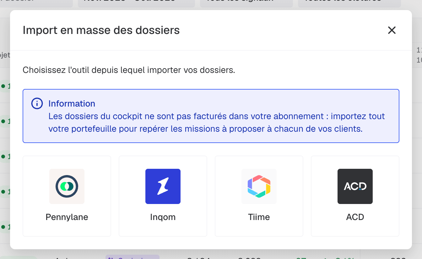 imports en masse - choix de l'outil
