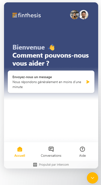Support réactif