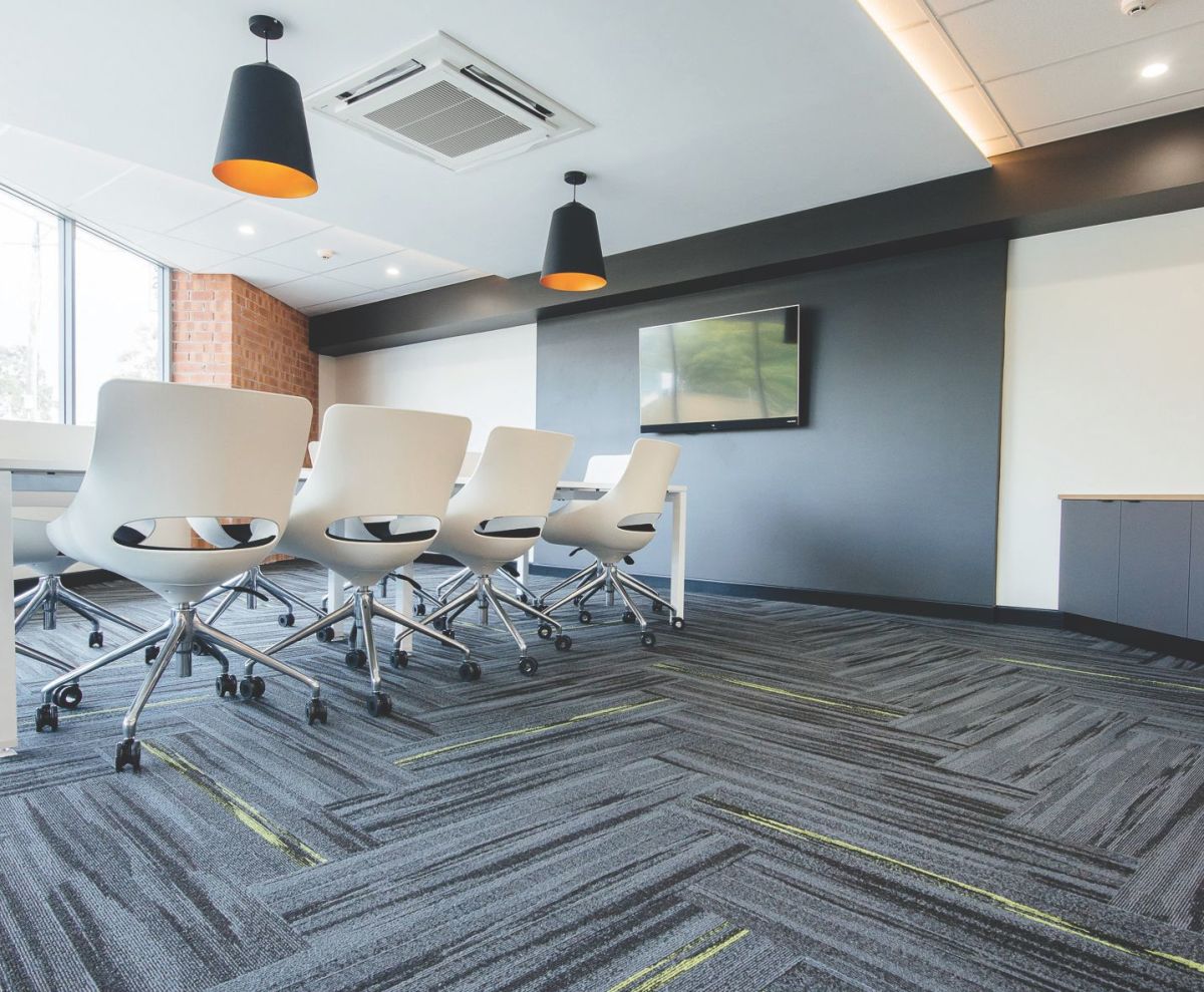 Austral Lights - Charcoal and Green