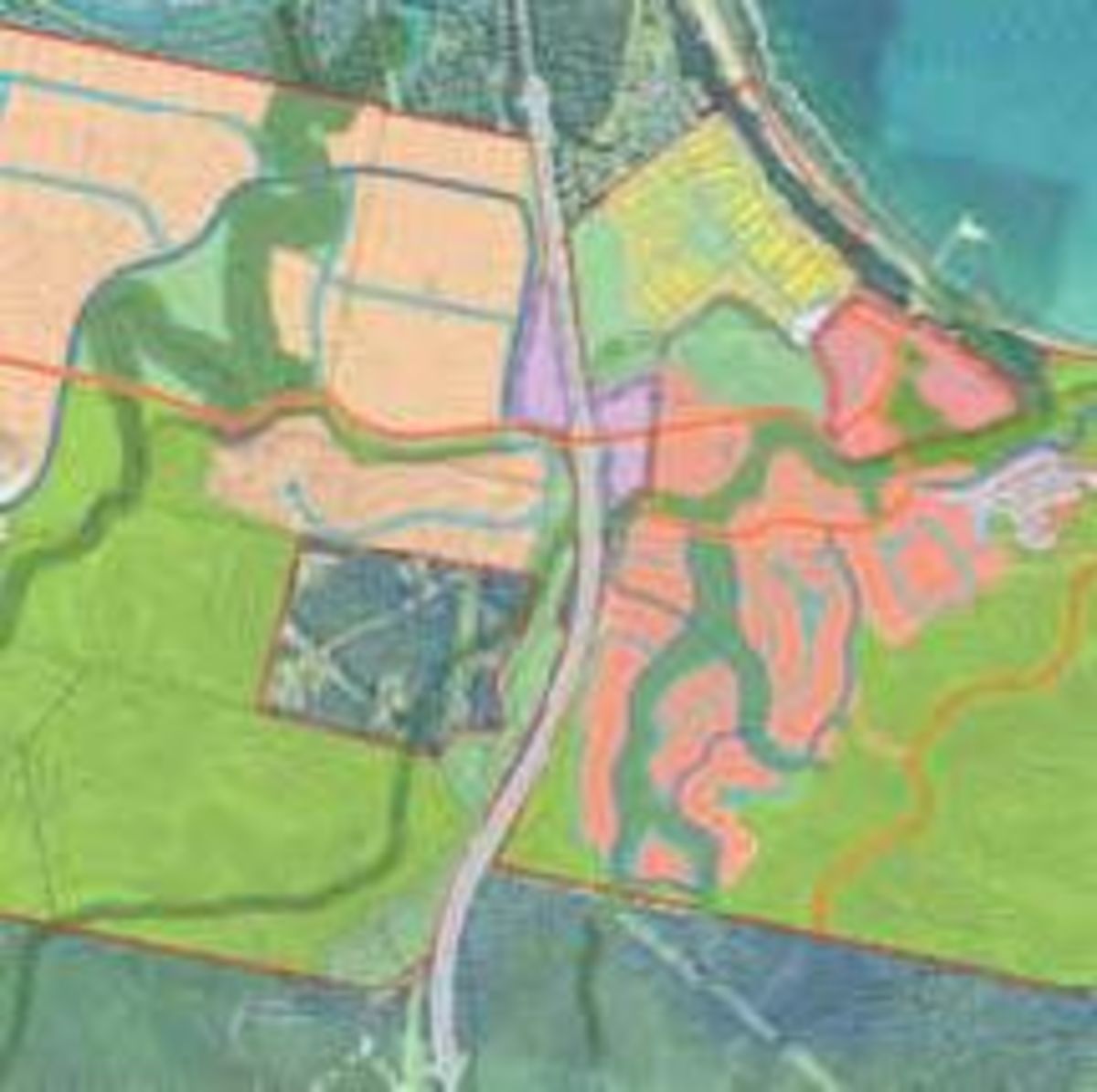 Boydtown Beach overhead