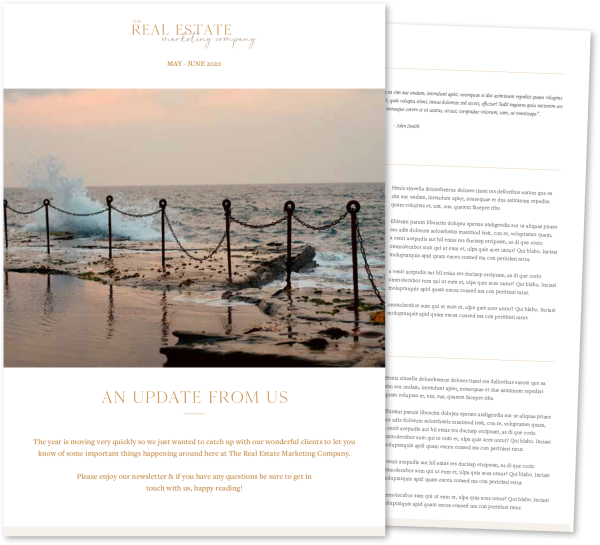 Print Newsletter product sample