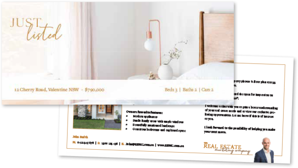 Just Listed product sample