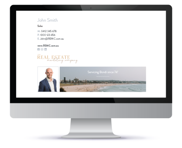 Email Signature product sample