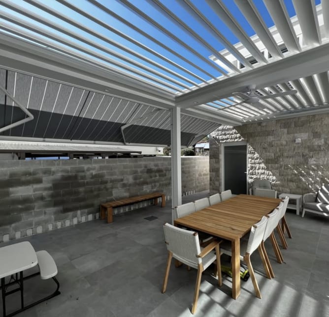Louvred Roof System by Concept Shade