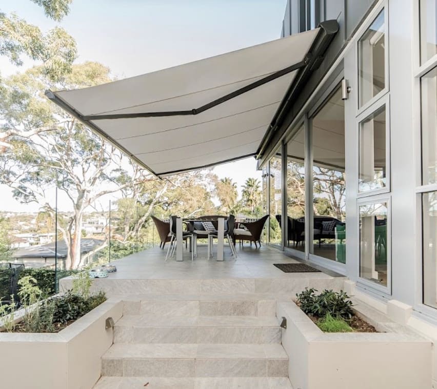 Folding Arm Awning by Concept Shade