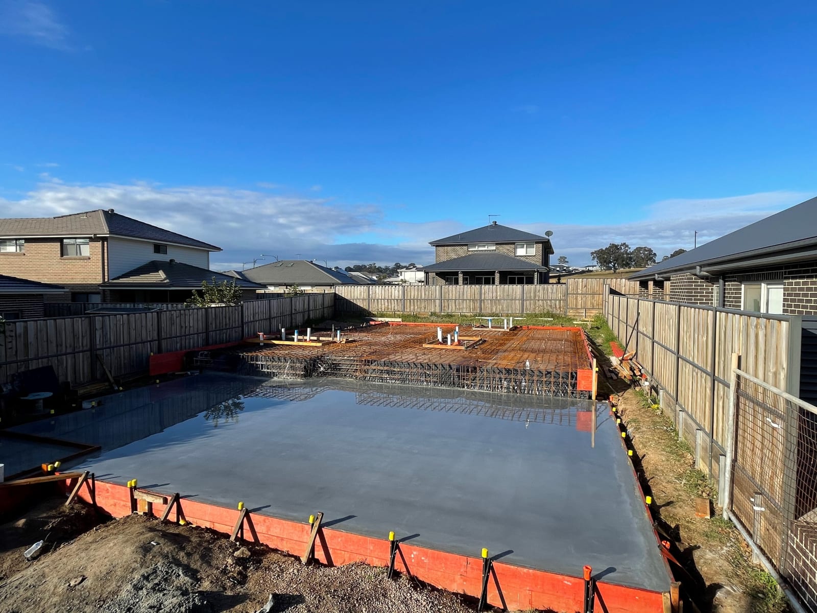 RedEdge Edgeform Concrete drying