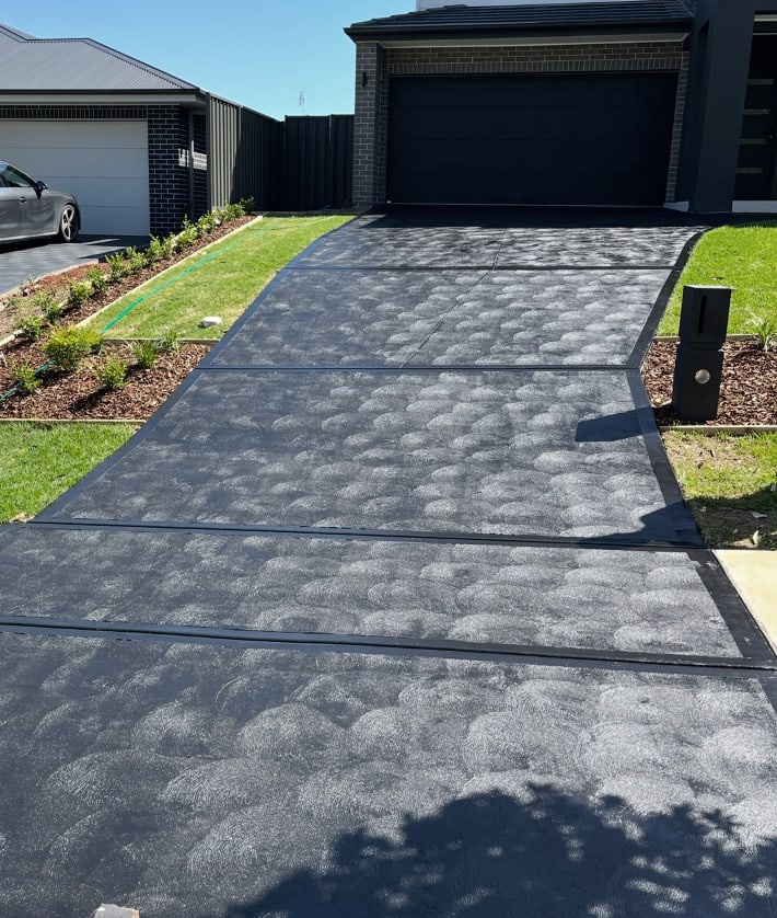 New home driveways