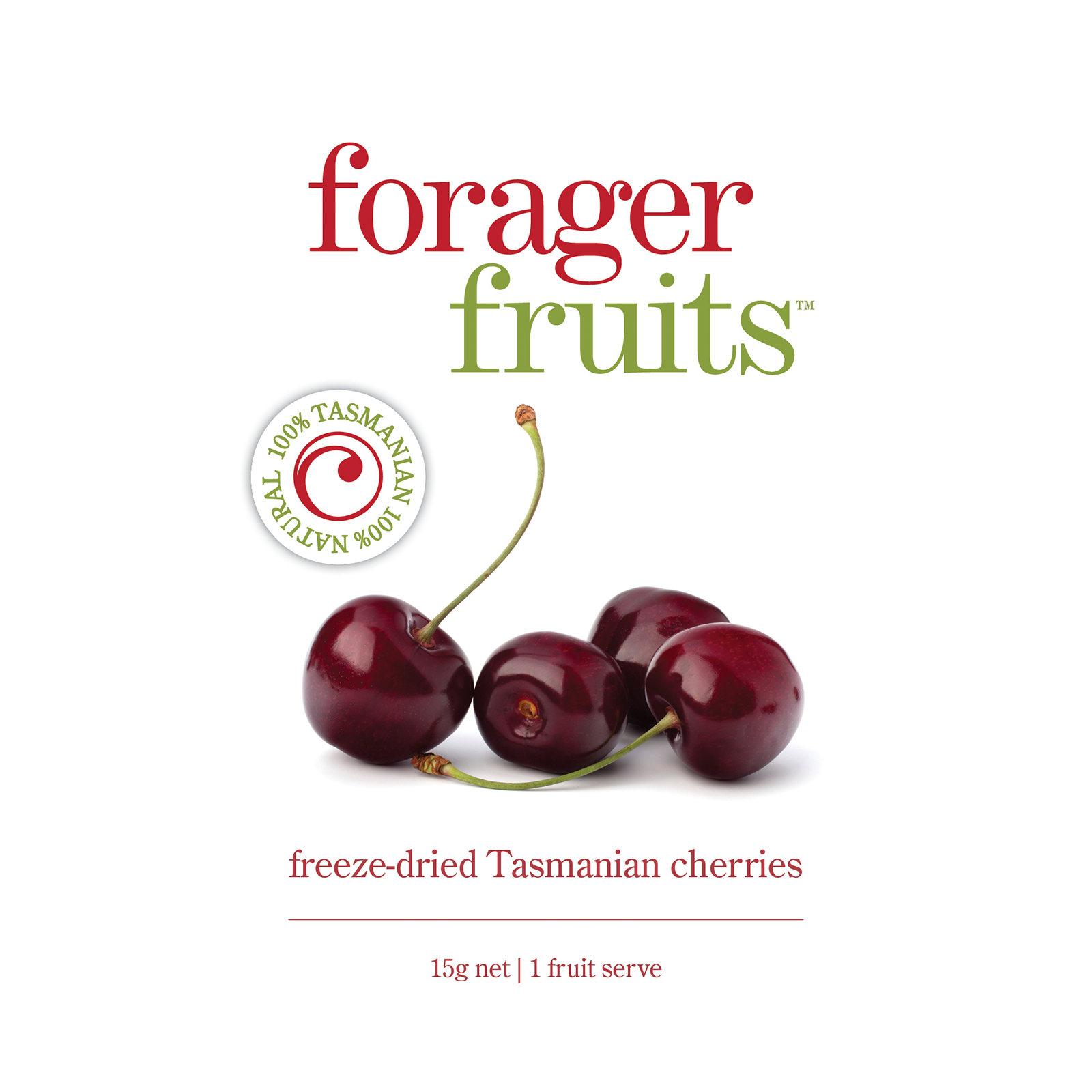 The Forager Food Co. FreezeDried Tasmanian Cherries ToPlate