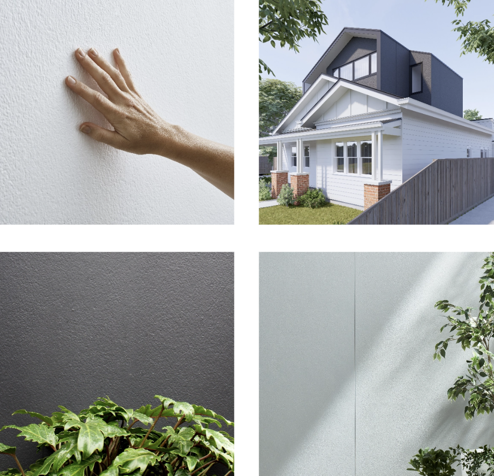 Fine Texture Cladding Examples