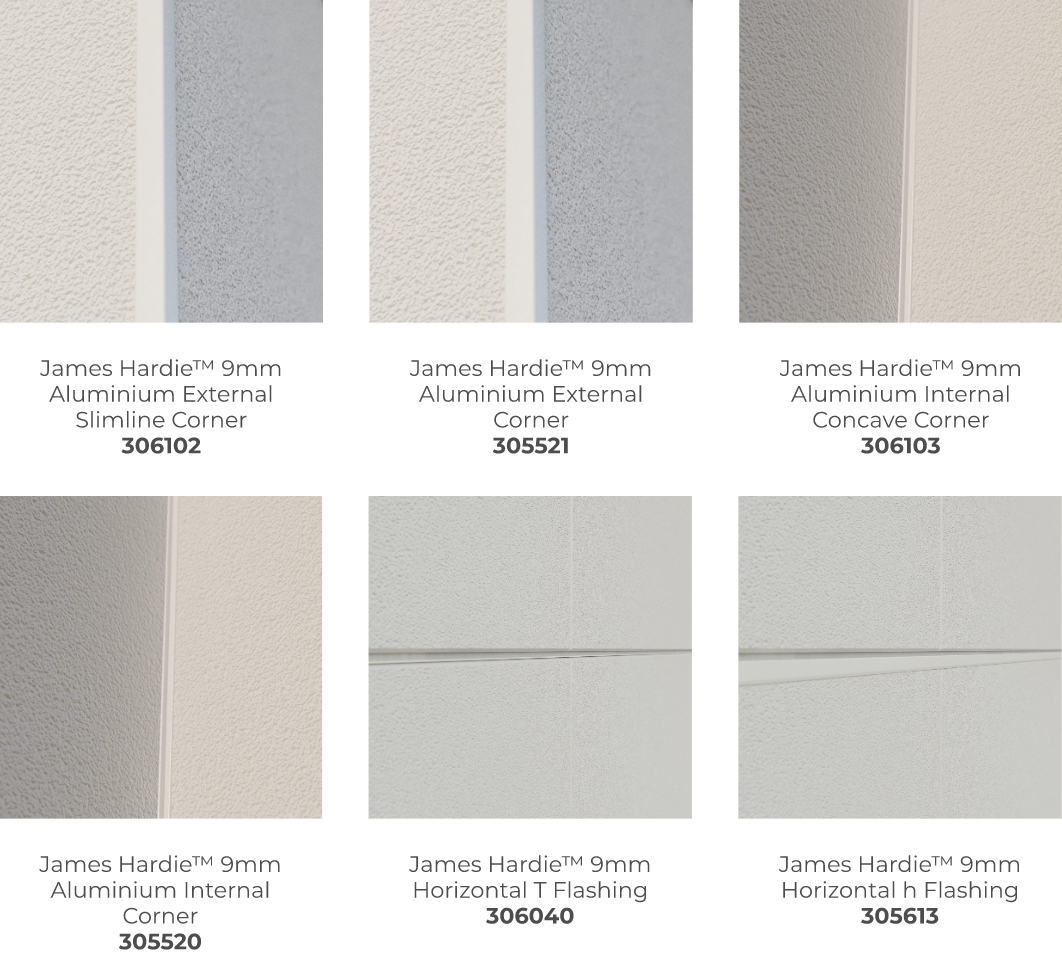 Hardie Fine Texture Cladding Swatches