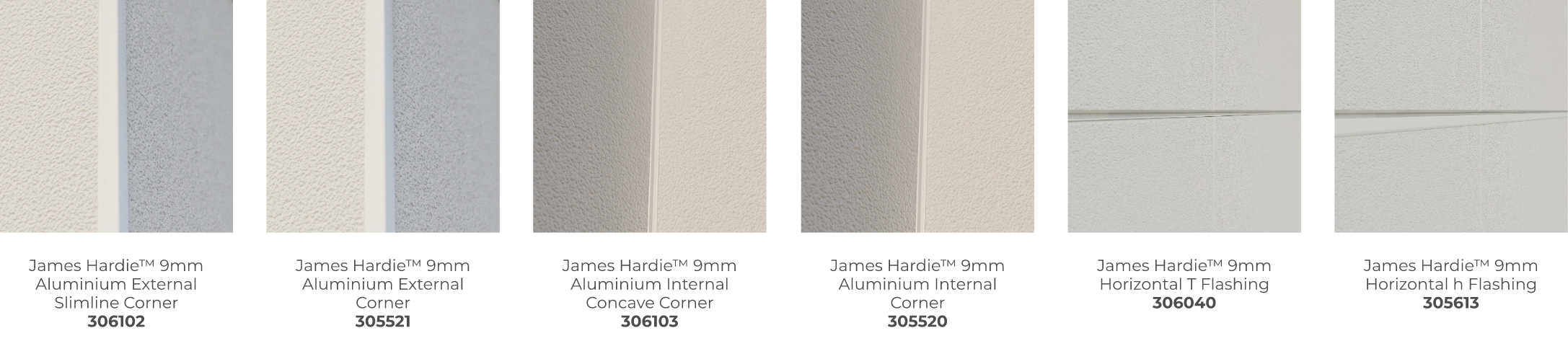 Hardie Fine Texture Cladding Swatches