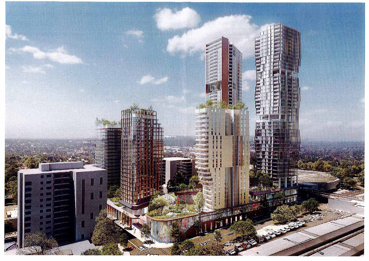 Hornsby east side skyline