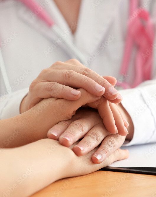 hands placed together