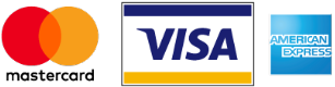 Master Card, Visa, American Express