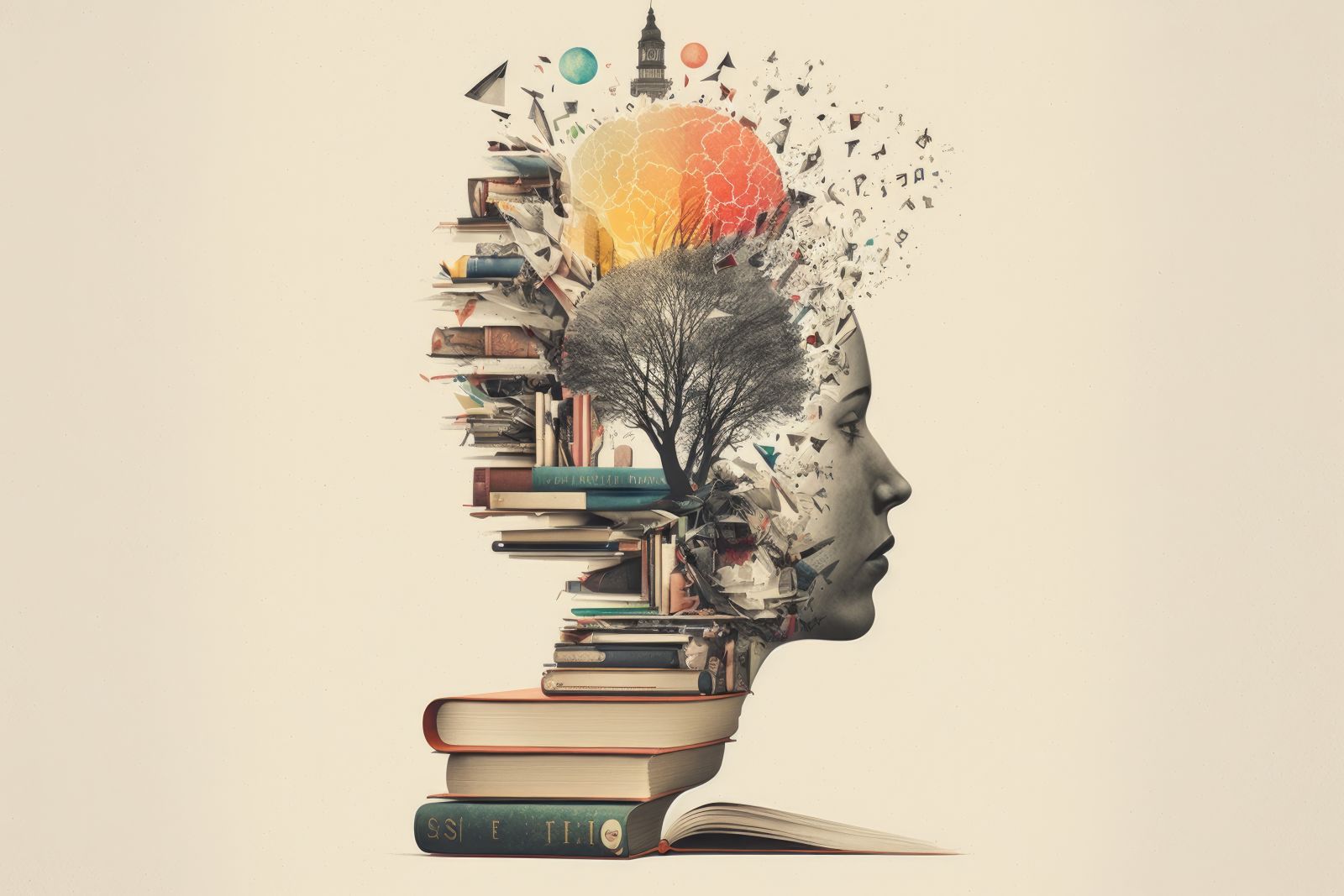 Drawing of a person with knowledge and therapist central coast