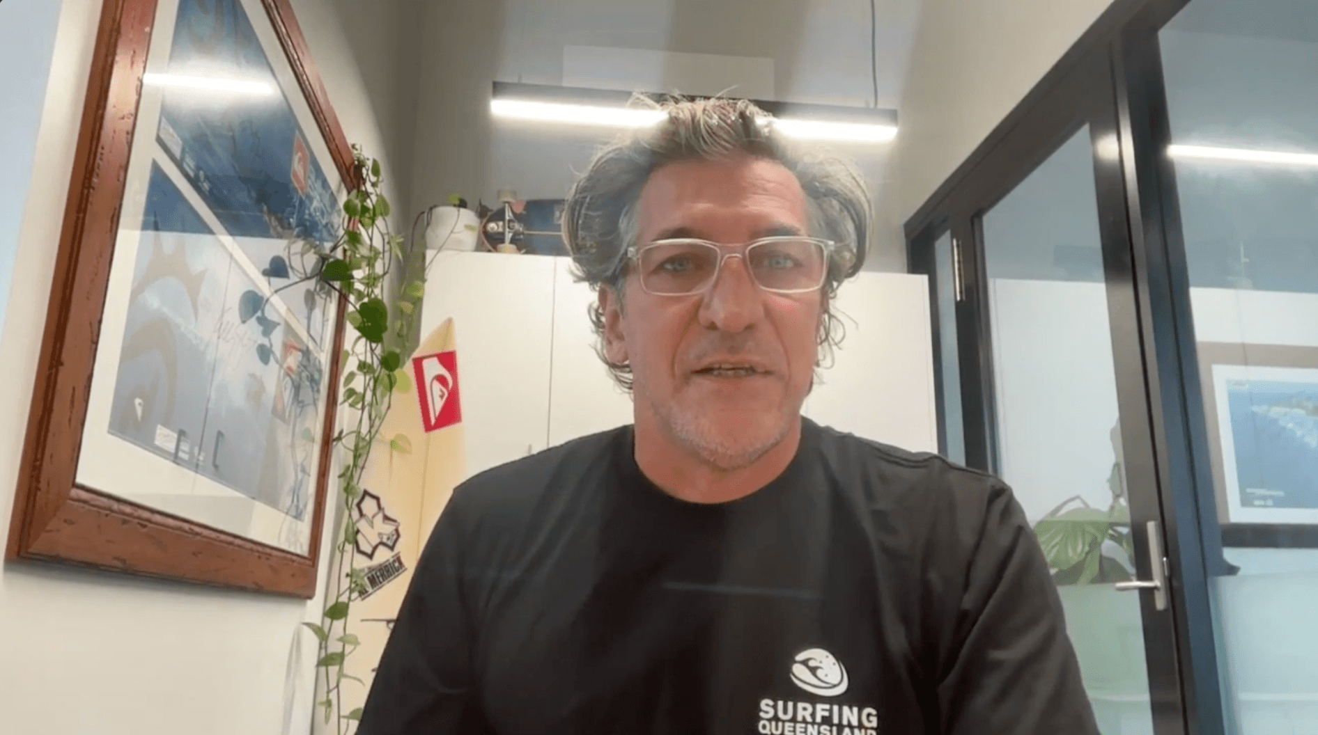 Video Image: Luca Liussi, CEO of Surfing Queensland