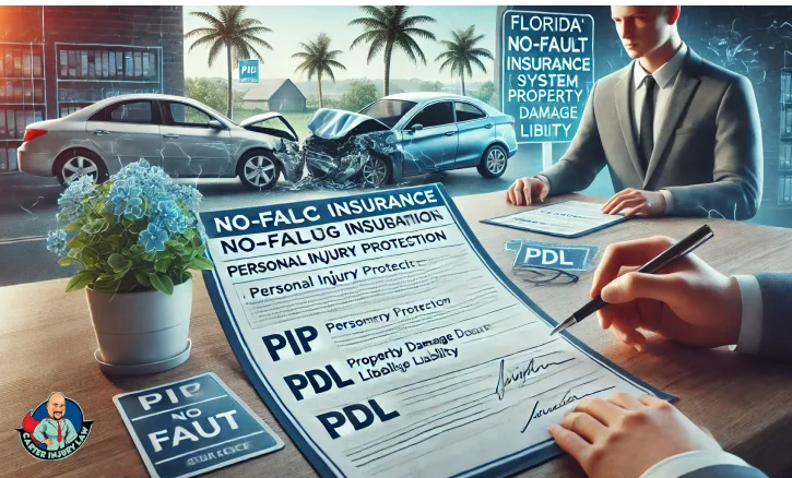 How does Florida's no-fault system work for car accident claims? Image