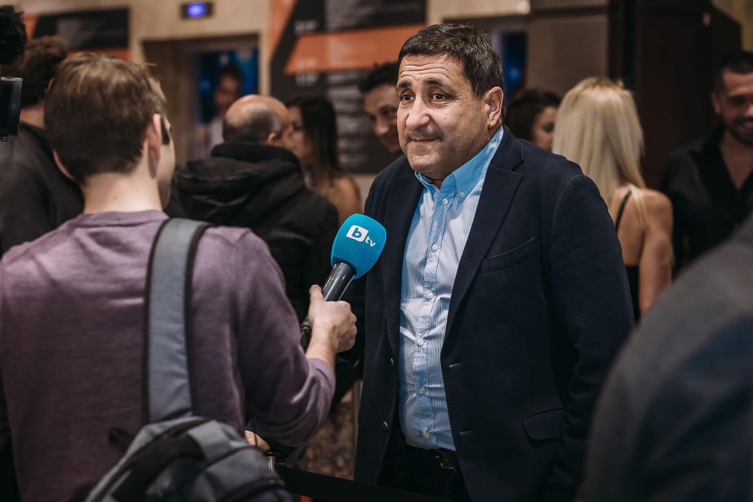 Toncho Tokmakchiev at the premiere of the film The Price of Power.
