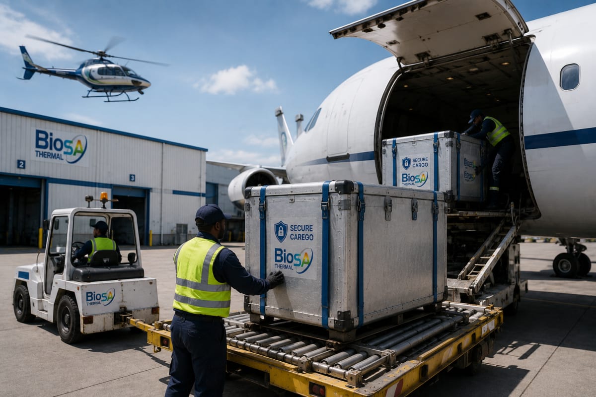 Secure aircraft transfer for valuable cargo