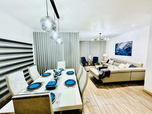 Living room interior detail
