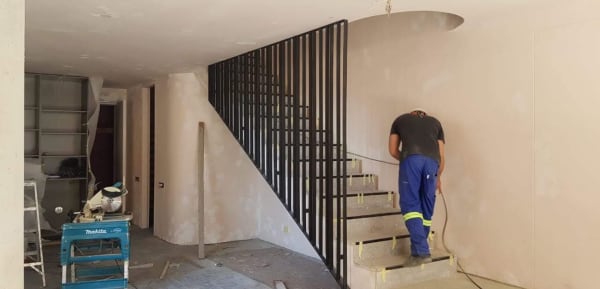 Custom commercial steel gate by Steel Art