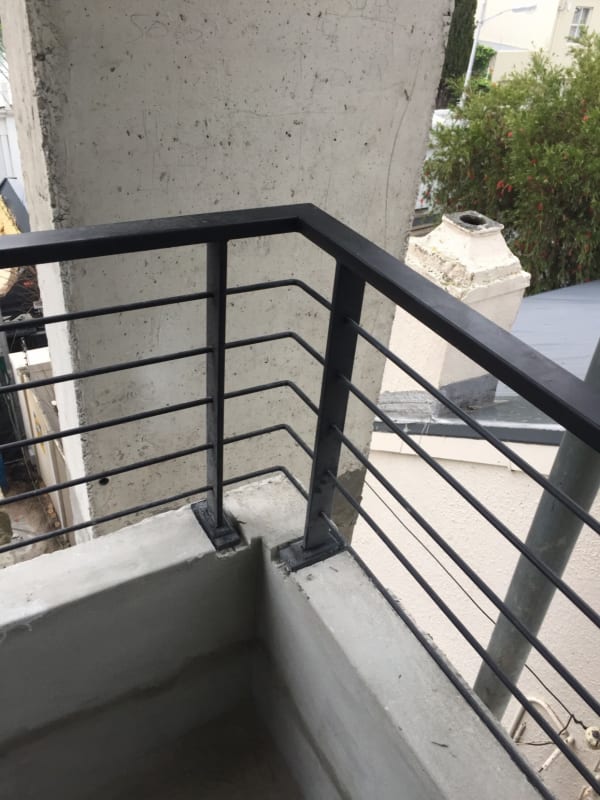 Custom commercial steel gate by Steel Art