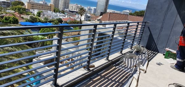 Custom commercial steel gate by Steel Art