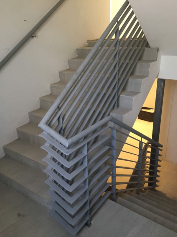 Custom commercial steel gate by Steel Art