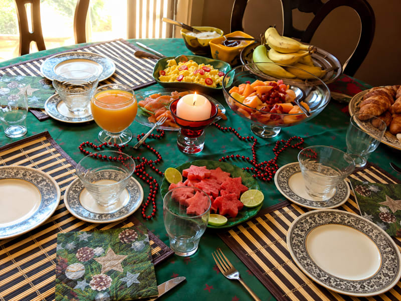 Breakfast served at Ekhaya Guest House