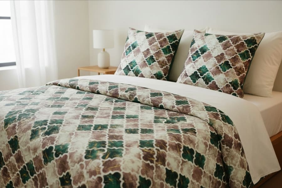 Maru Ogee Green used in an interior