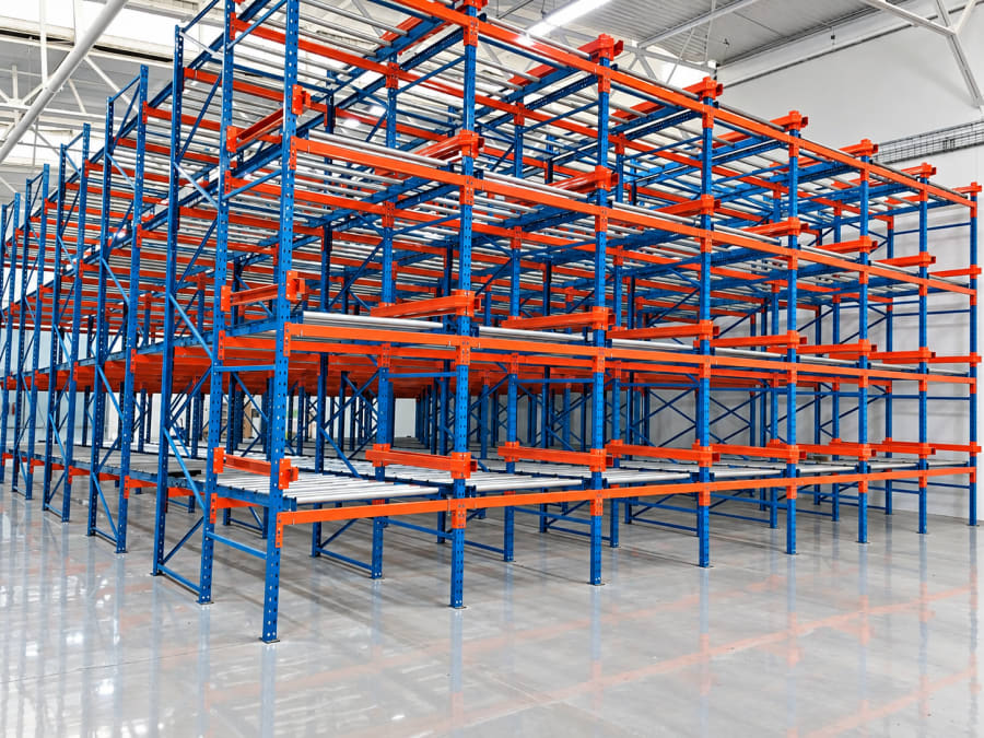 Industrial racking installation by Ryco Racking