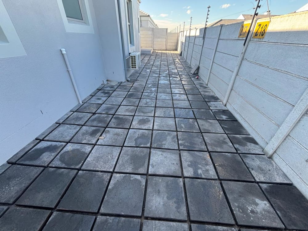 After - Artificial grass and paving project in Table View