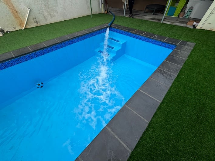 Pool installation placeholder