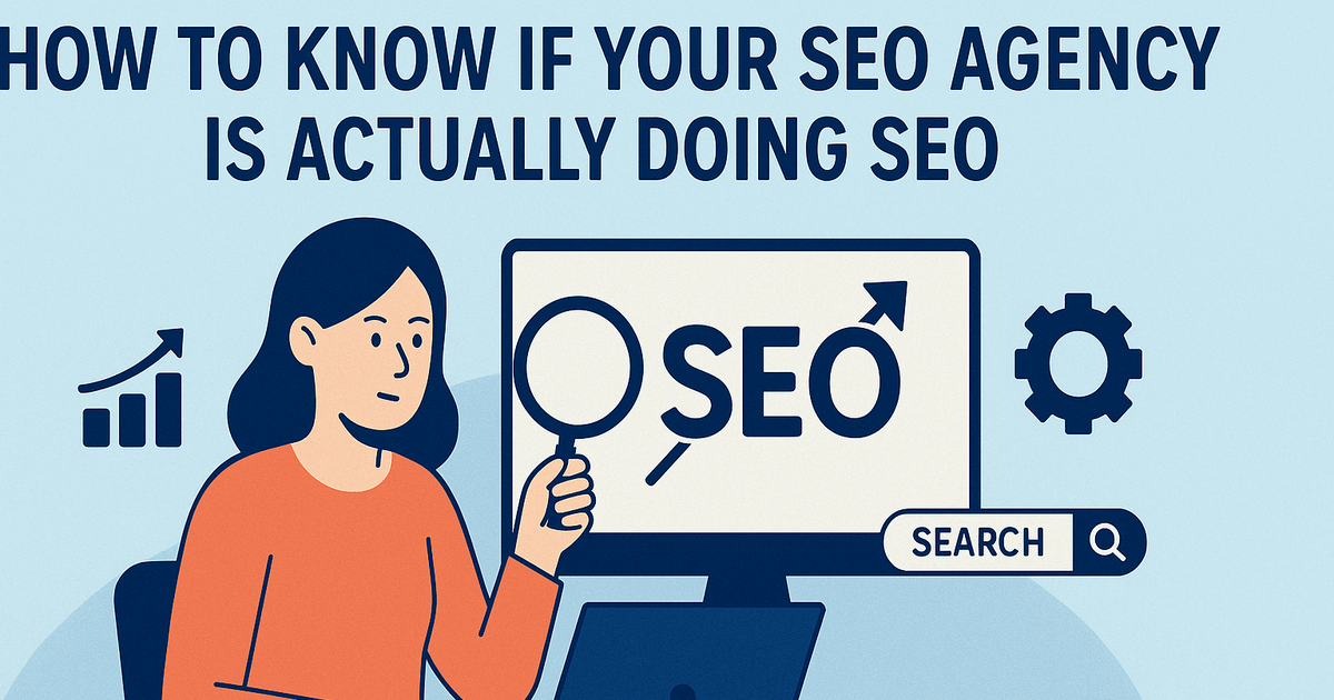 How to Know if Your SEO Agency is Actually Doing SEO